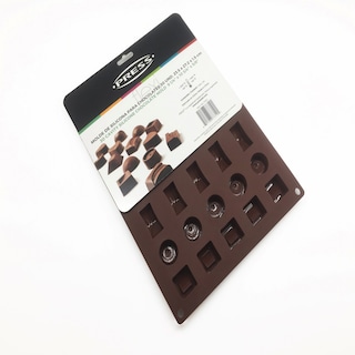 Foto 4 | Molde de Silicona Press 77310 color Marrón para 30 Chocolates 23.7x27.2x1.5 cm