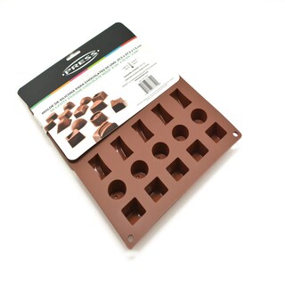 Foto 5 | Molde de Silicona Press 77310 color Marrón para 30 Chocolates 23.7x27.2x1.5 cm