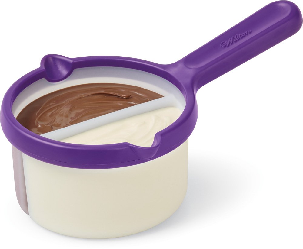 Foto 3 pulgar | Inserto Doble Para Crisol Candy Melts Wilton, Morado/blanco - Venta Internacional.
