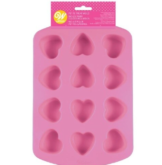 Foto 2 pulgar | Molde Wilton de Silicón 12 Corazones San Valentín