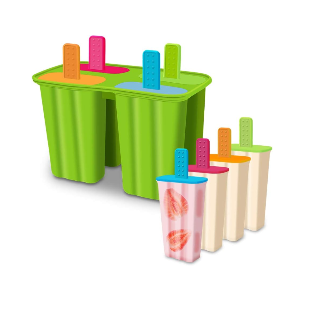 Molde De Silicón Para Paletas De Hielo