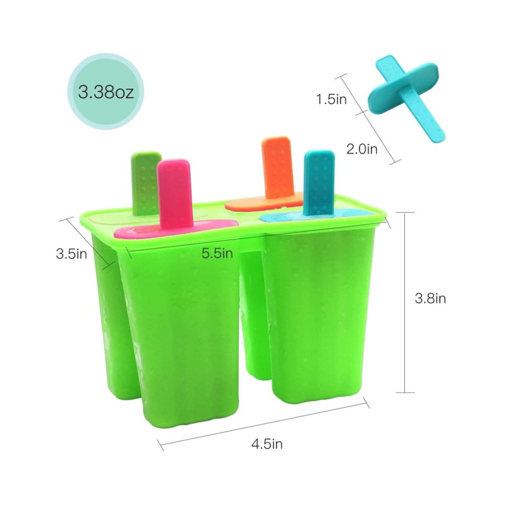 Foto 4 pulgar | Molde De Silicón Para Paletas De Hielo