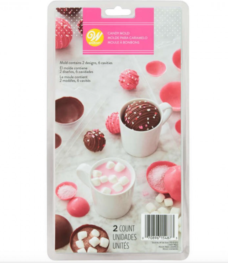 Foto 2 pulgar | Wilton Molde Bomba Chocolate 2 Pz