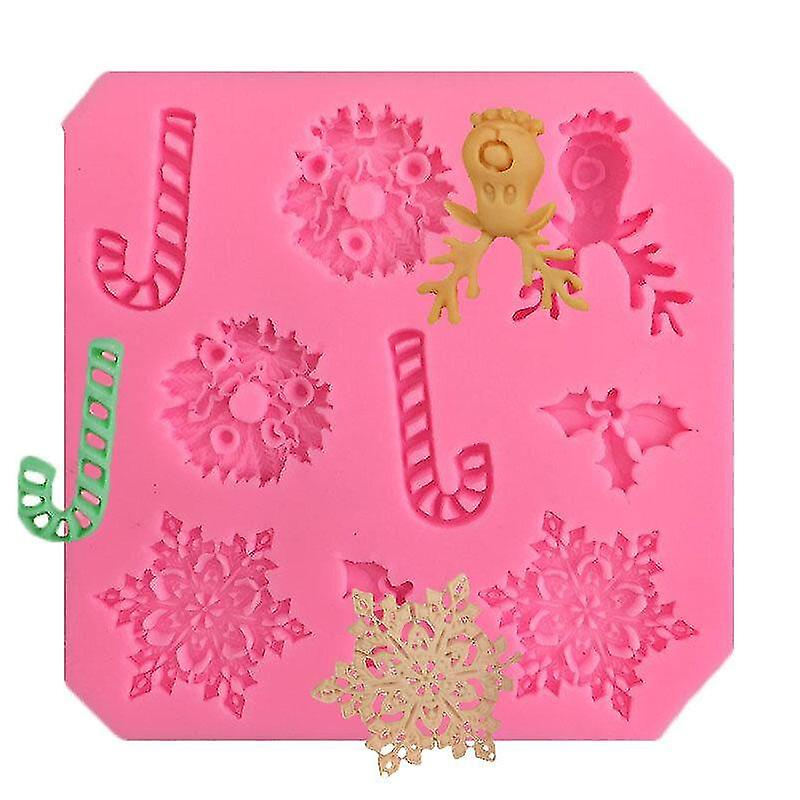 Foto 1 | Moldes Para Tartas Huoguo, Bonitos Moldes De Silicona Apta Para Uso Alimentario, Con Forma De Alce  - Venta Internacio