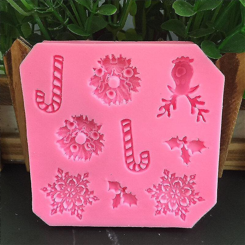 Foto 2 | Moldes Para Tartas Huoguo, Bonitos Moldes De Silicona Apta Para Uso Alimentario, Con Forma De Alce  - Venta Internacio