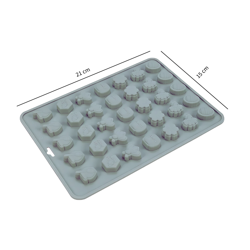 Foto 4 pulgar | Molde Para Gomitas Mini Abejas Y Miel, Molde De Silicón