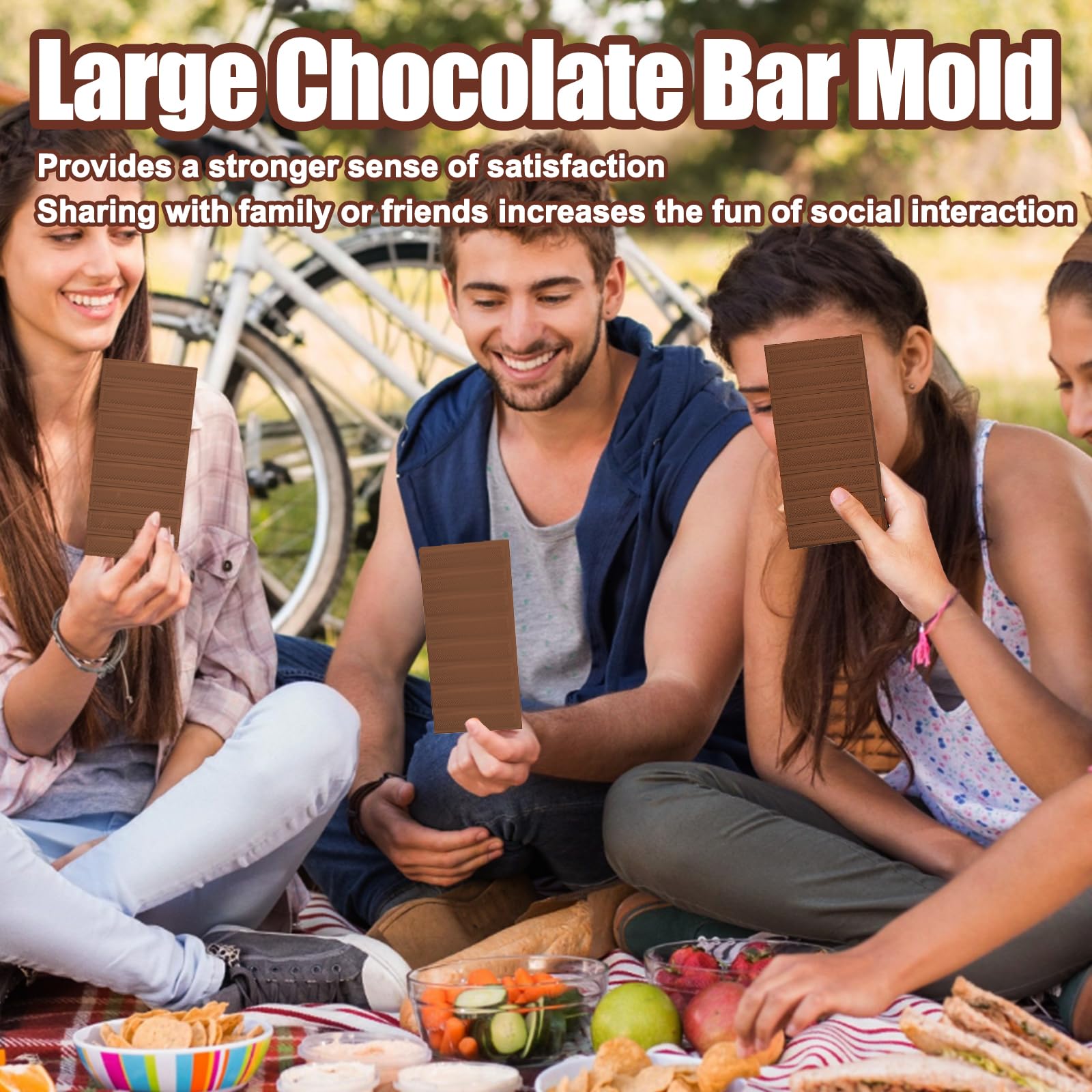 Foto 2 | Molde Para Barras De Chocolate Palksky Lager Deep Con Kit De Pistacho - Venta Internacional.