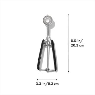Foto 2 | Cuchara Para Galletas Oxo Good Grips, Tamaño Pequeño, Color Negro Y Plateado, 60 Porciones - Venta Internacional.