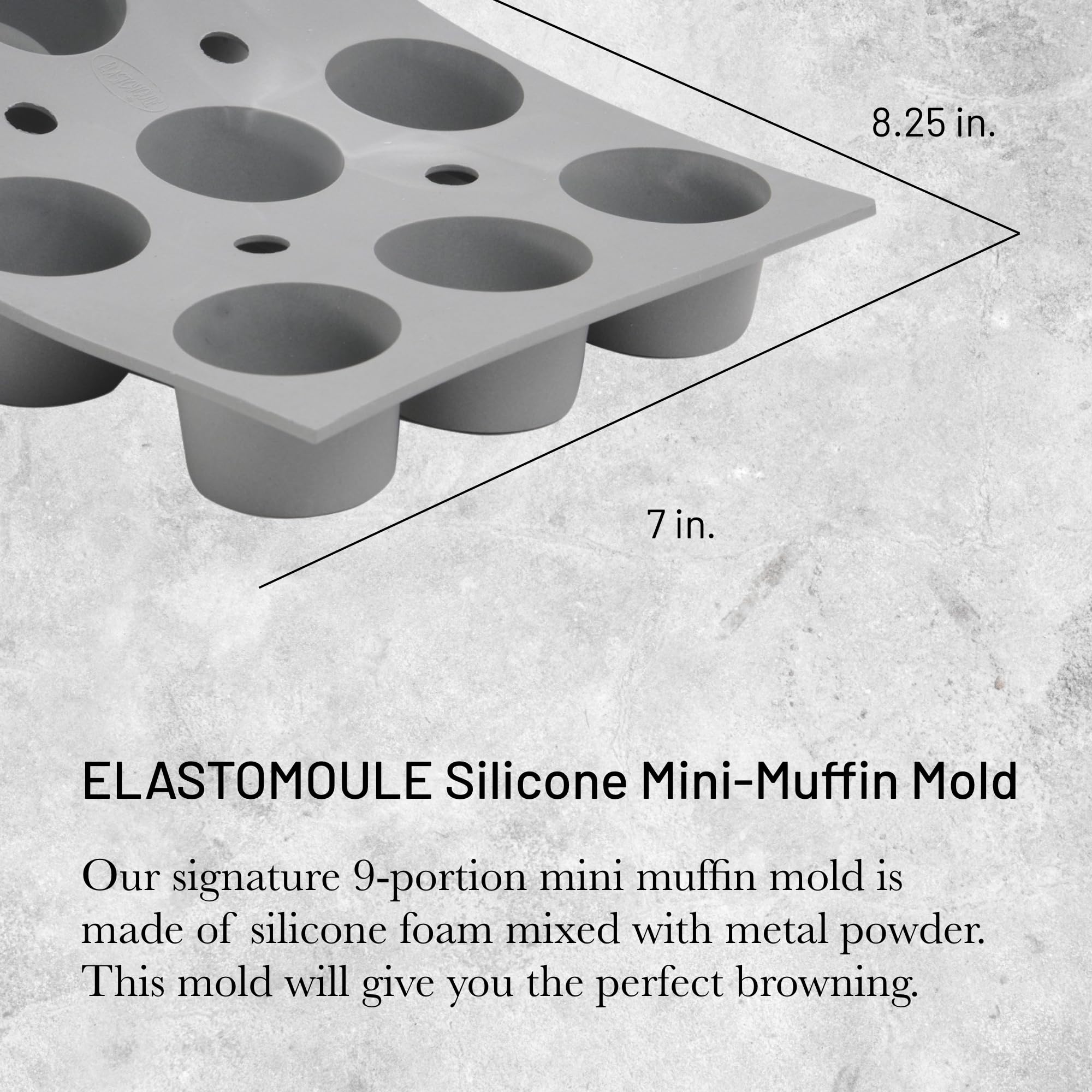 Foto 3 pulgar | Molde De Silicona De Buyer Elastomoule Minimagdalenas  9 Magdalenas - Venta Internacional.