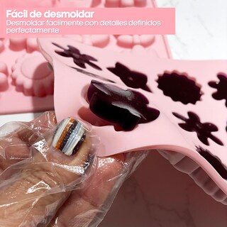 Foto 7 | Moldes Silicona Flores Repostería Jabón Decoración Cocina