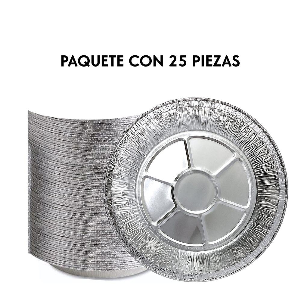 Foto 4 pulgar | Molde para Pay de Aluminio 30 cm 25 Piezas