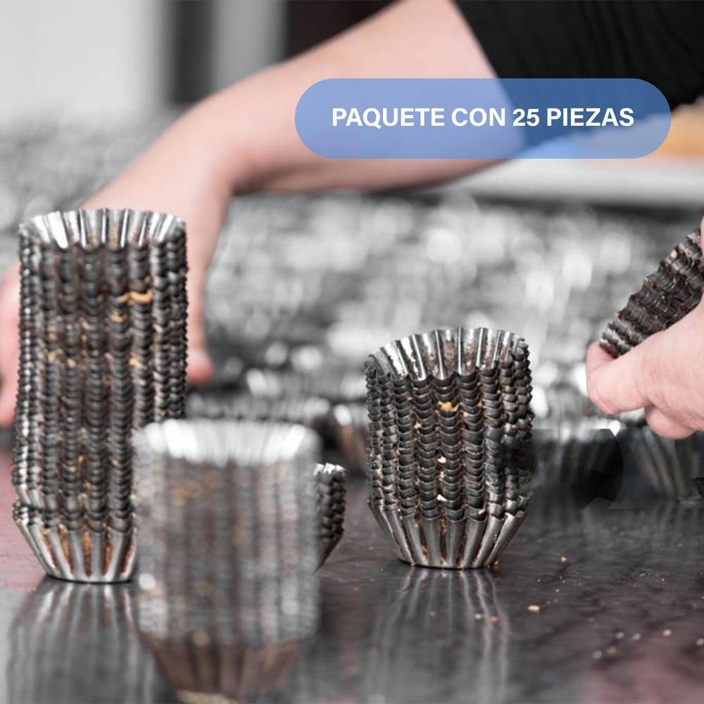 Foto 4 pulgar | Molde para Mini Tarta 4 Pulgadas 25 Piezas