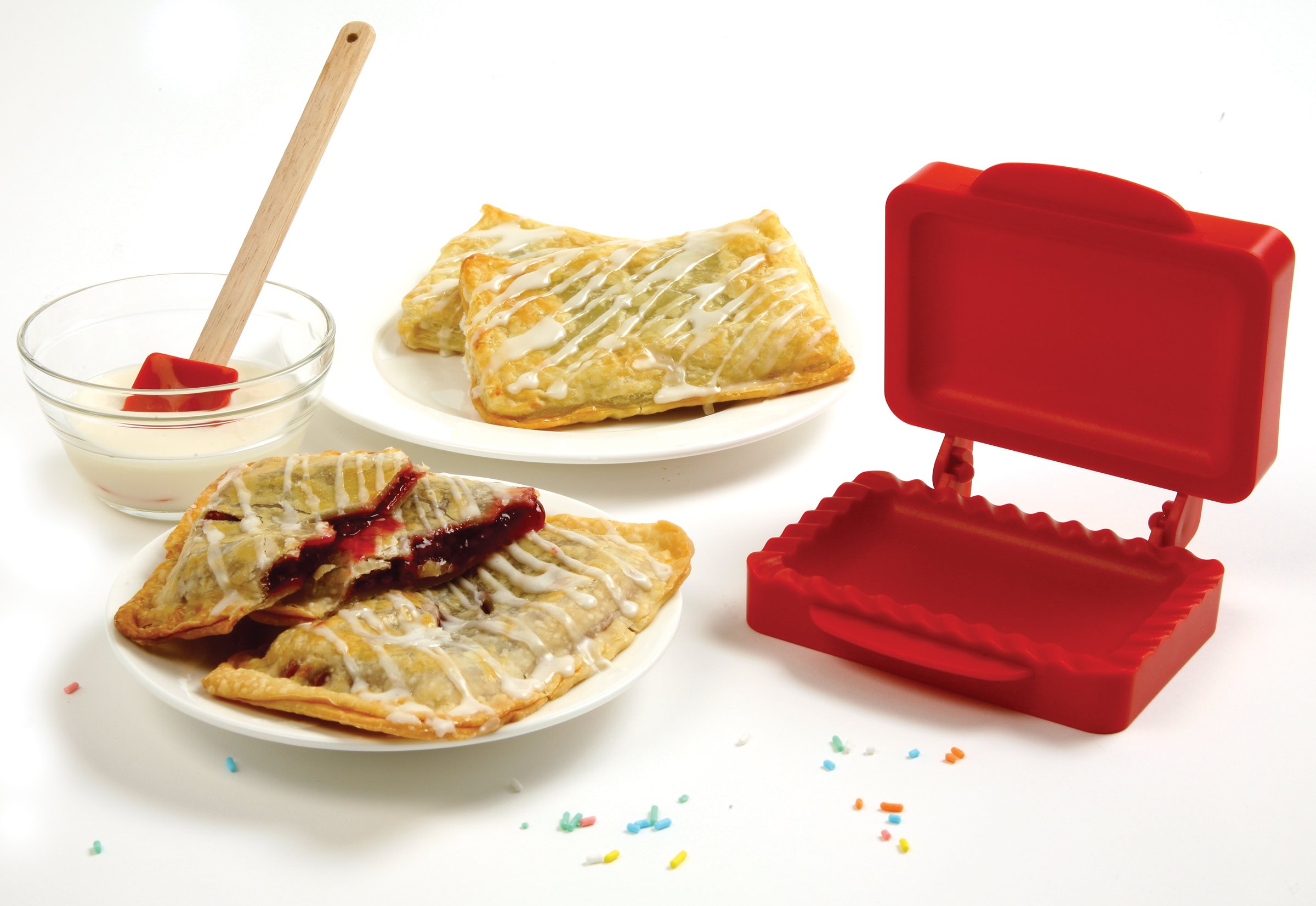 Foto 6 pulgar | Molde De Bolsillo Para Tartas Norpro Mini, Rojo, 12 Cm X 11,5 Cm - Venta Internacional.
