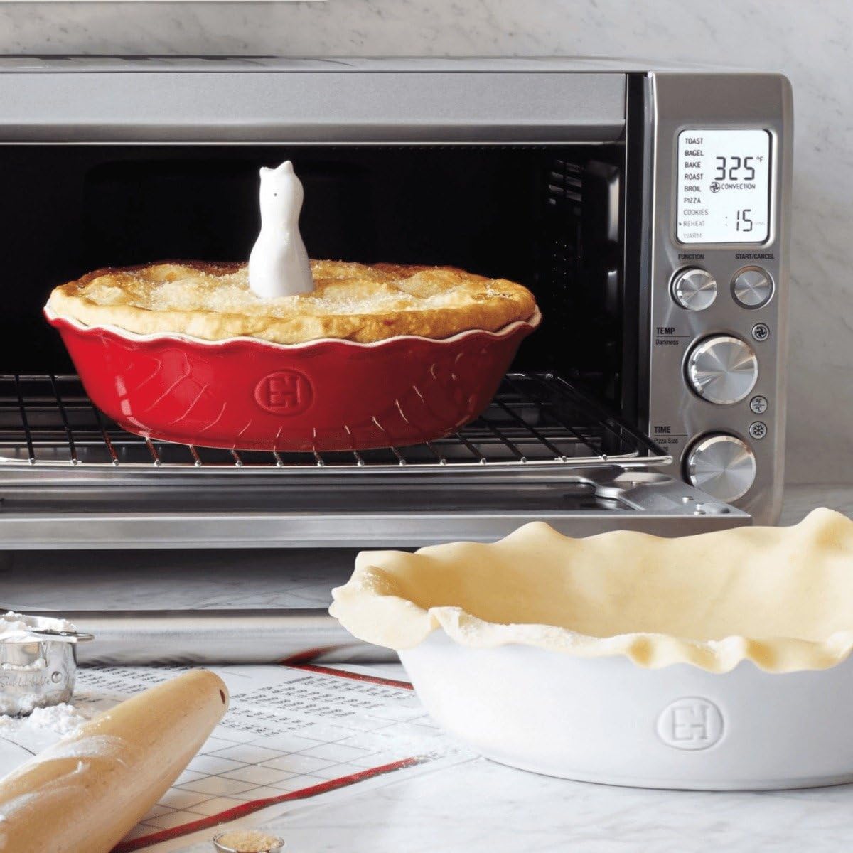 Foto 2 | Plato Para Tartas Emile Henry Modern Classics Rouge 23 Cm - Venta Internacional.