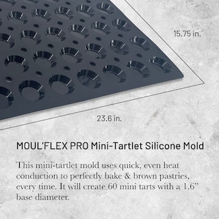 Foto 2 | Molde De Silicona De Buyer Moul'flex Pro Mini-tartalet Para 60 Bollería - Venta Internacional.