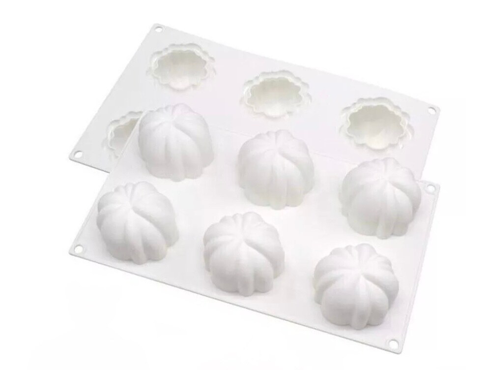 Molde de Silicon 6 Calabazas Halloween $592