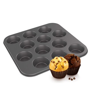 Foto 1 | Molde Para Magdalenas Ninja, 12 Tazas, Gris Medio, Para Ninja Oven - Venta Internacional.