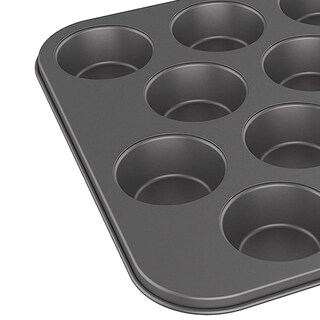 Foto 2 | Molde Para Magdalenas Ninja, 12 Tazas, Gris Medio, Para Ninja Oven - Venta Internacional.