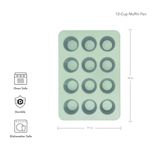 Foto 2 | Molde Para Magdalenas Kitchenaid De Acero Aluminizado Antiadherente Para 12 Tazas - Venta Internacional.