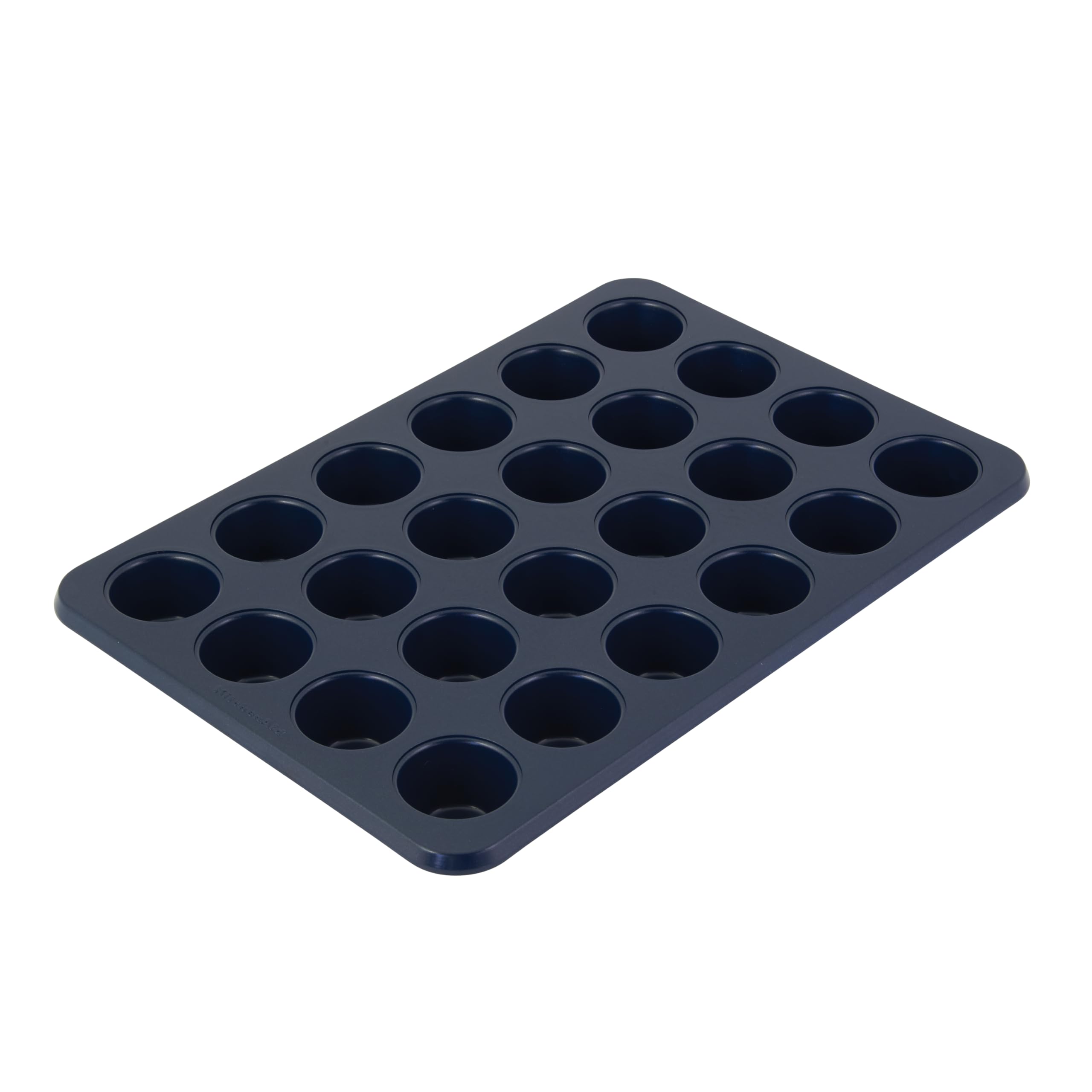 Molde Para Magdalenas Kitchenaid De 24 Tazas, Antiadherente, Acero Aluminizado, Tinta Azul - Venta Internacional.