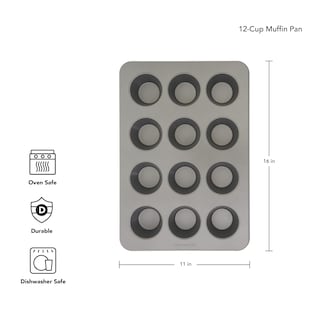 Foto 2 | Molde Para Magdalenas Kitchenaid De Acero Aluminizado Antiadherente Para 12 Tazas - Venta Internacional.