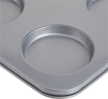 Foto 5 | Sartén Con Tapa Para Magdalenas Cuisinart Chef's Classic, Antiadherente, 6 Tazas, Color Plateado - Venta Internacional.