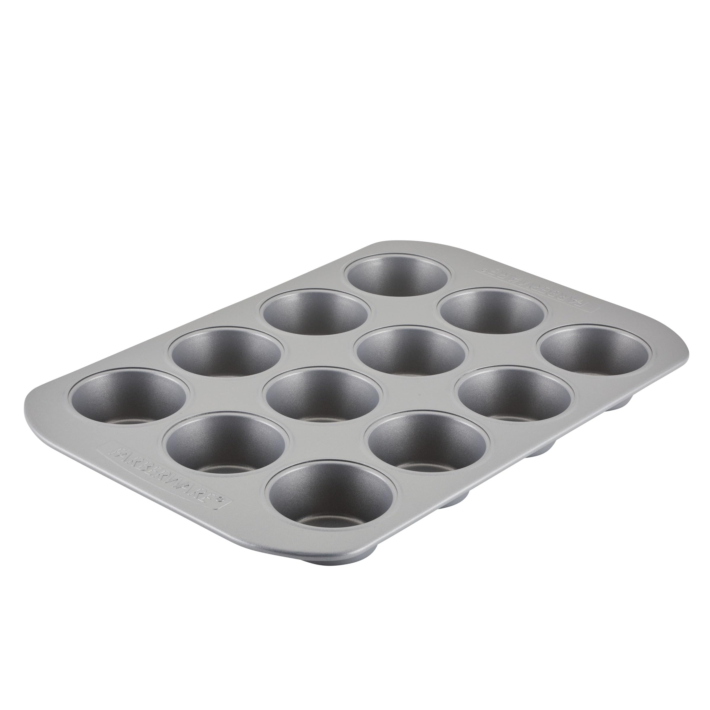 Foto 2 pulgar | Molde Para Magdalenas Farberware, Antiadherente, 12 Tazas, Gris - Venta Internacional.