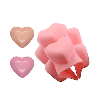 Foto 3 | Molde Para Hornear 6 Corazones Para Panques, Molde De Silicón