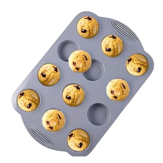 Foto 1 | Molde Para Mantecadas Muffins De Silicón 12 Cavidades