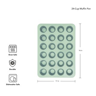 Foto 2 | Molde Para Magdalenas Kitchenaid De Acero Aluminizado Antiadherente Para 24 Tazas - Venta Internacional.