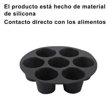 Foto 2 | Molde Xtellar De Silicón Para Pastel 7 Tazas Airfryer Antiadherente