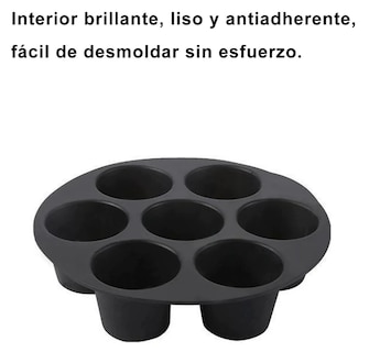 Foto 3 | Molde Xtellar De Silicón Para Pastel 7 Tazas Airfryer Antiadherente