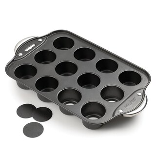 Foto 1 | Mini Molde Norpro Para Tartas De Queso, Antiadherente, Con Asas, 12 Tazas - Venta Internacional.