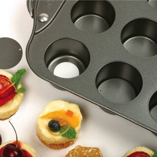 Foto 2 | Mini Molde Norpro Para Tartas De Queso, Antiadherente, Con Asas, 12 Tazas - Venta Internacional.