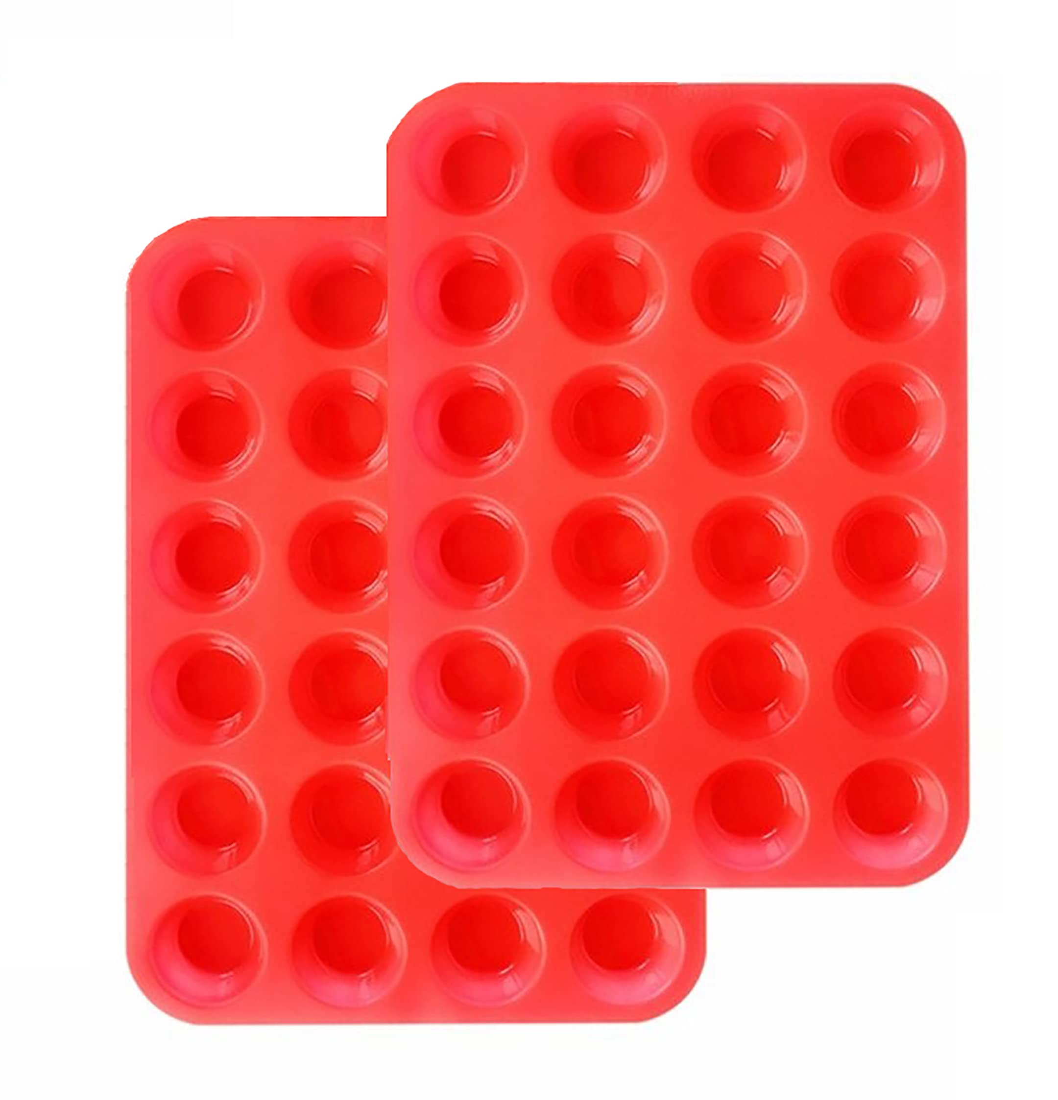 Foto 2 pulgar | Set Para Hornear Jewoster Mini Muffin & Cupcake, 24 Tazas De Silicona - Venta Internacional.
