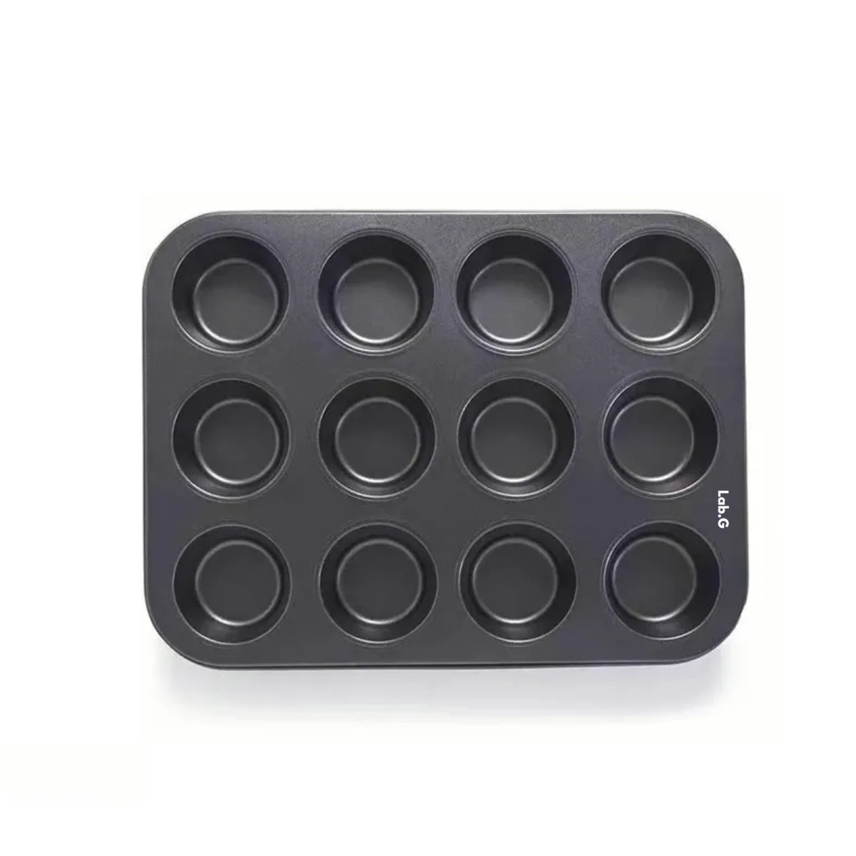 Molde Charola Repostería Cup Cakes Lab.g Negro