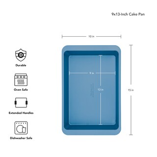 Foto 2 | Molde Para Tartas Kitchenaid, Antiadherente, Acero Aluminizado, 9 X 13 Pulgadas, Terciopelo Azul - Venta Internacional.
