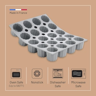Foto 3 | Molde De Silicona De Buyer Elastomoule Mini-cannele Para 20 Pasteles - Venta Internacional.