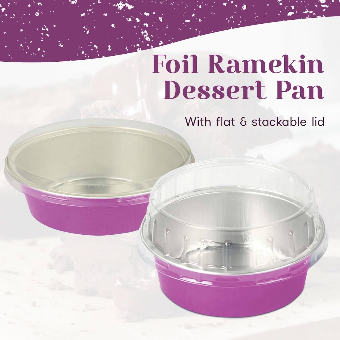 Foto 3 | Ramekin Kitchendance 150 Ml Con Tapa Para Tartas Y Minipostres - Venta Internacional.