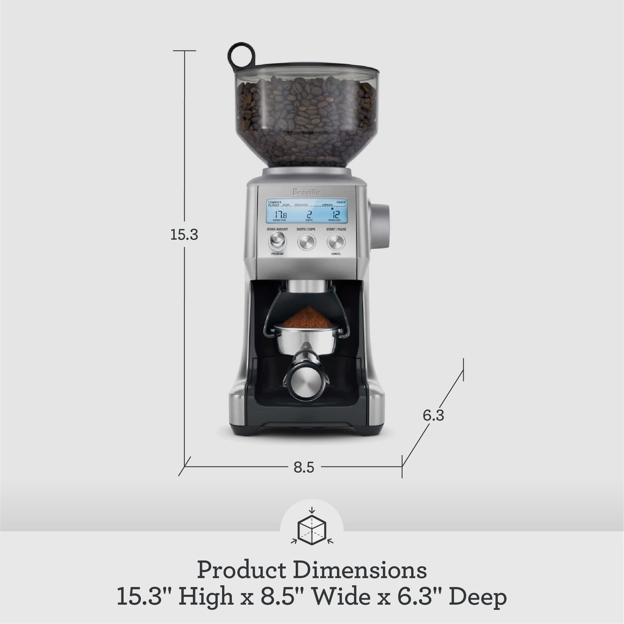 Foto 7 pulgar | Molinillo Eléctrico Para Alimentos Breville Smart Grinder Pro - Venta Internacional.