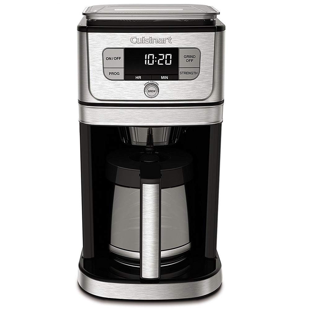 Cafetera Cuisinart Dgb-800 Totalmente Automática De Vidrio Para 12 Tazas - Venta Internacional.