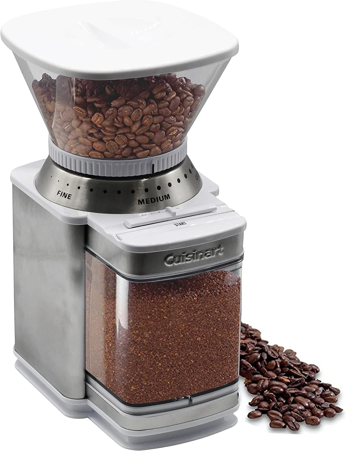 Foto 3 pulgar | Molinillo De Café Cuisinart Electric Burr Dbm-8wp1 Blanco - Venta Internacional.