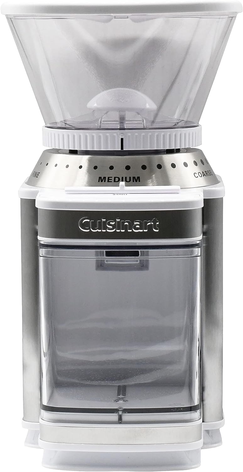 Foto 4 pulgar | Molinillo De Café Cuisinart Electric Burr Dbm-8wp1 Blanco - Venta Internacional.