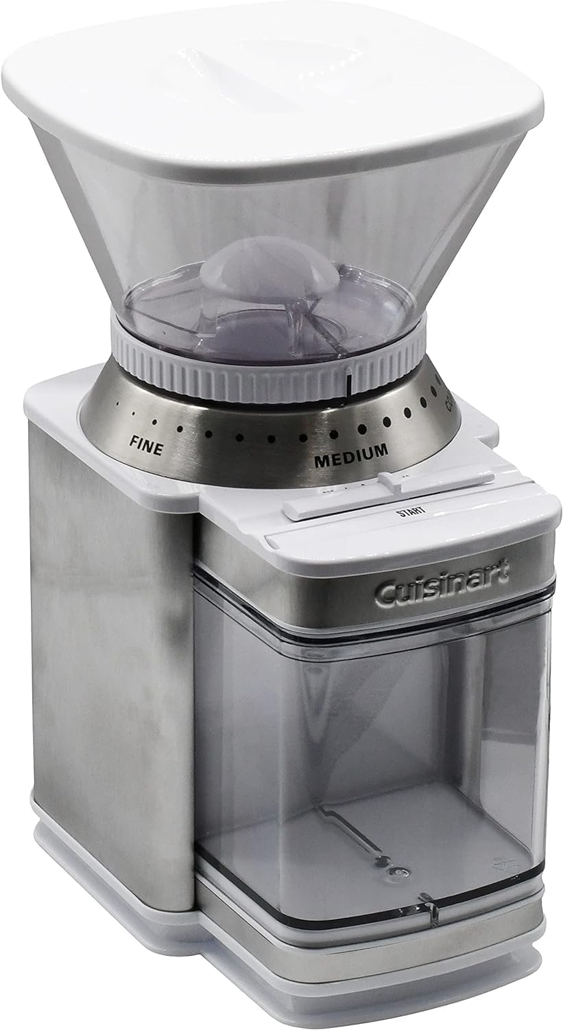 Foto 5 pulgar | Molinillo De Café Cuisinart Electric Burr Dbm-8wp1 Blanco - Venta Internacional.