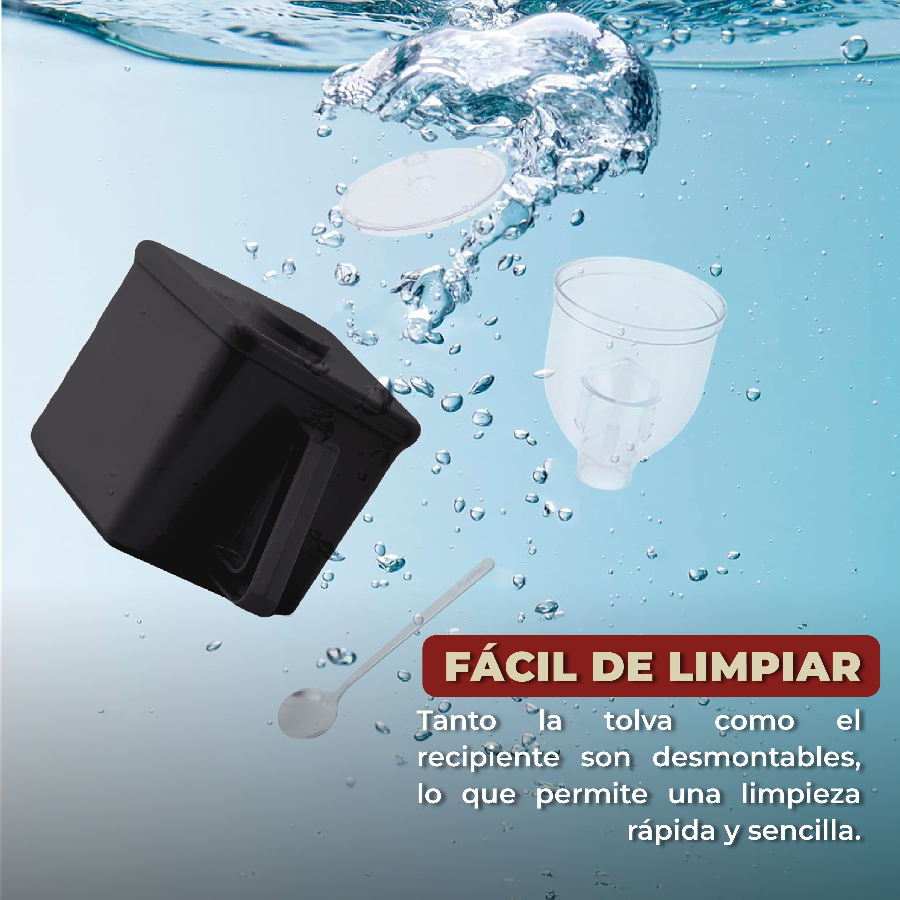 Foto 4 pulgar | Molinillo Eléctrico para Grano de Café con Triturador Automático Negro