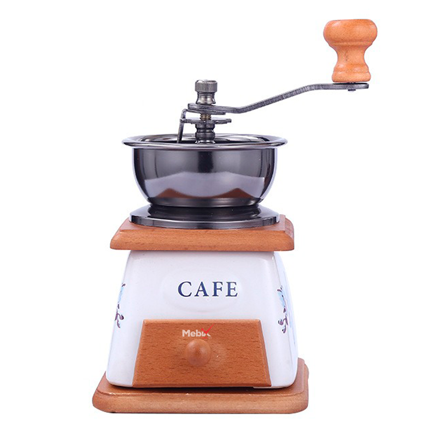 Foto 1 | Molinillo De Café Manual De Cerámica Con Diseño De Flores