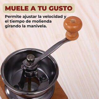 Foto 5 | Molinillo de Café Manual de Cerámica con Diseño de Flores