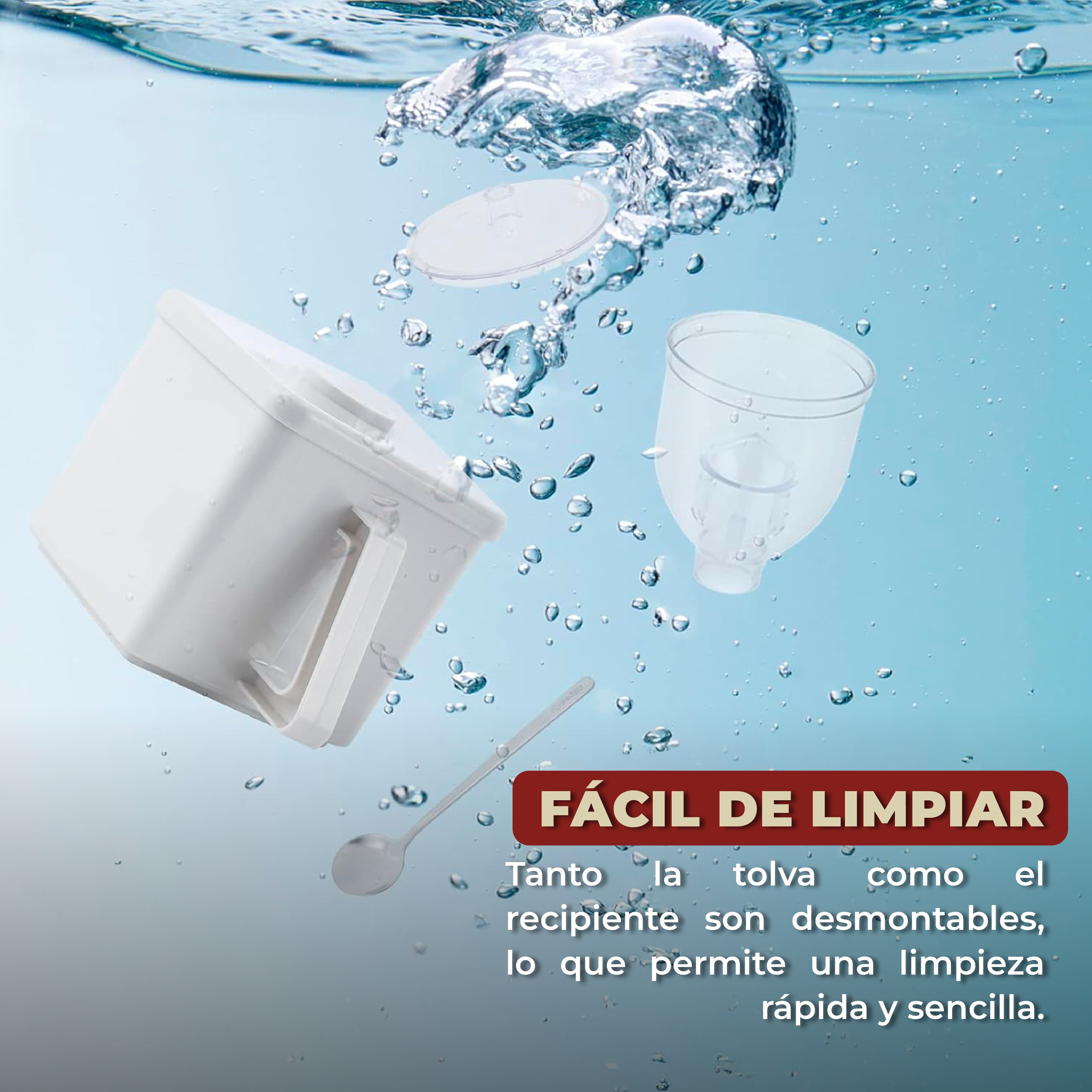 Foto 4 pulgar | Molinillo Eléctrico para Grano de Café con Triturador Automático Blanco