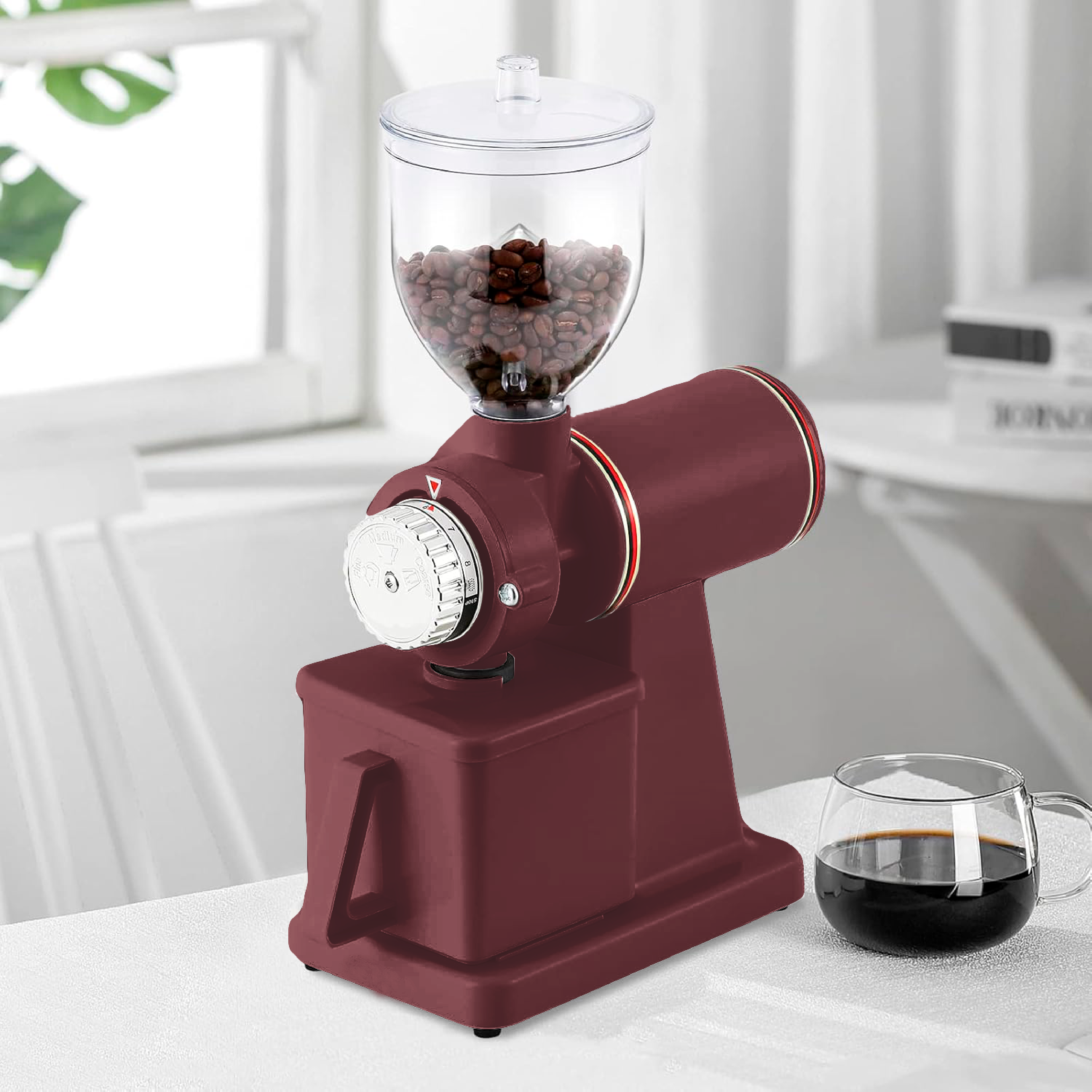 Foto 3 pulgar | Molinillo Eléctrico para Grano de Café con Triturador Automático Tinto
