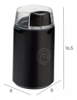Foto 3 | Molino para Café y Especias 50 g Negro Masterchef + Termo Güish